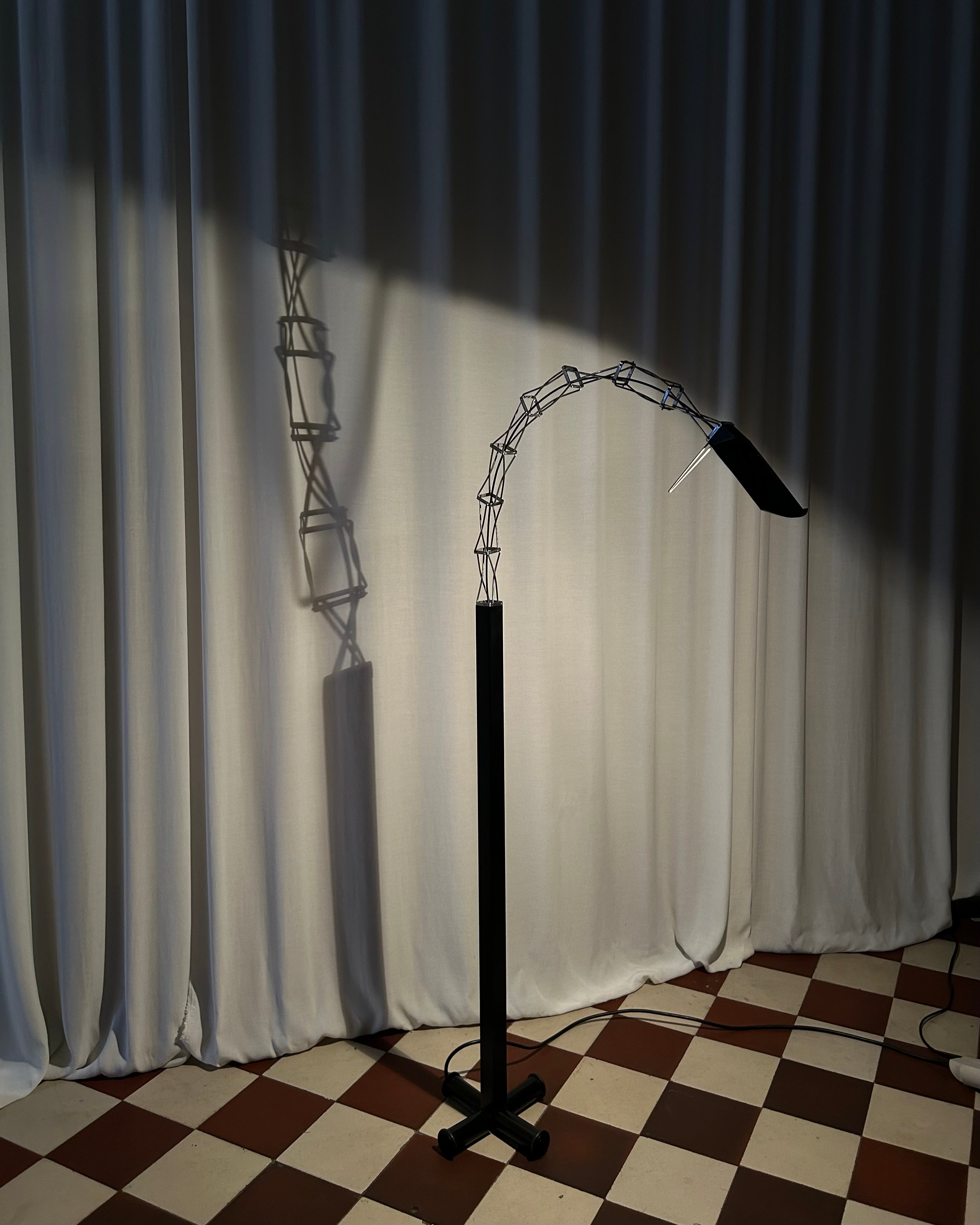 Vintage Multi X Floor Lamp by Yaacov Kaufman for Lumina, Italy 1984