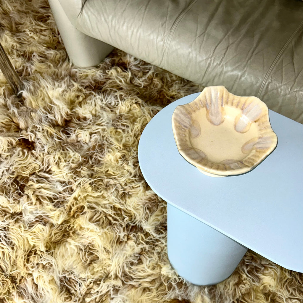 Large Unused Vintage Flokati Rug, 1970s