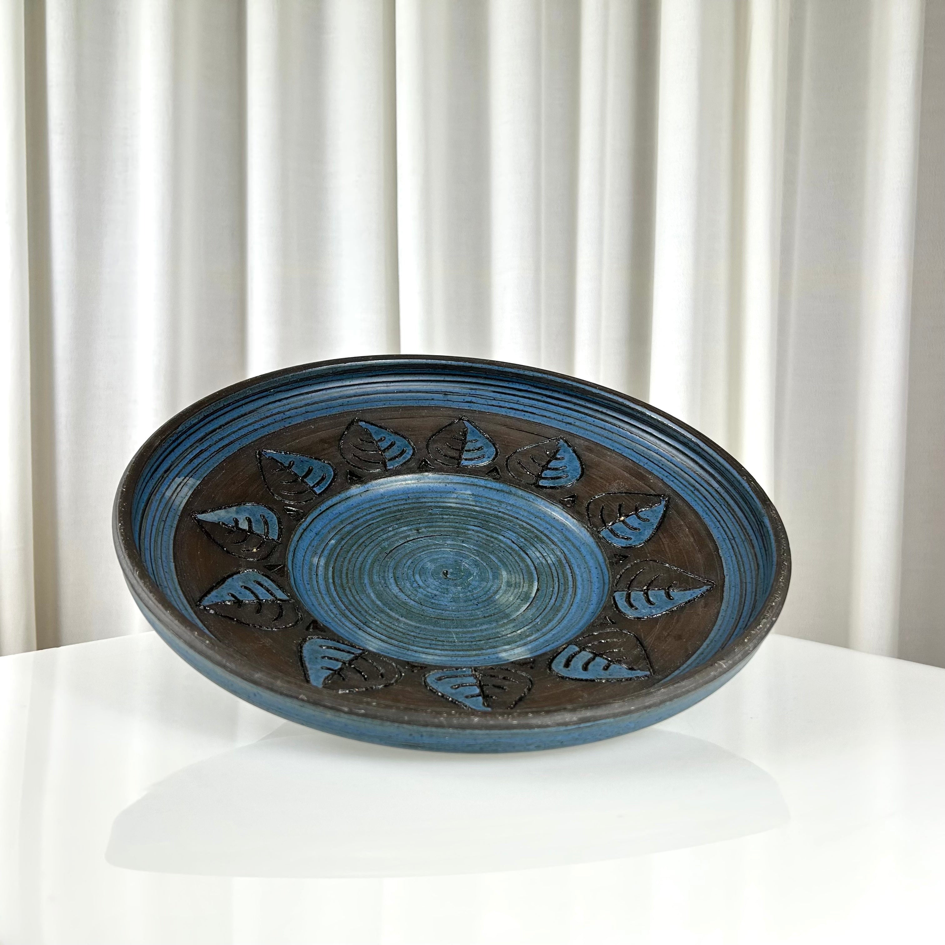 Large Ceramic Vintage Bowl by Evert Farsnäs, Sweden, 1950s