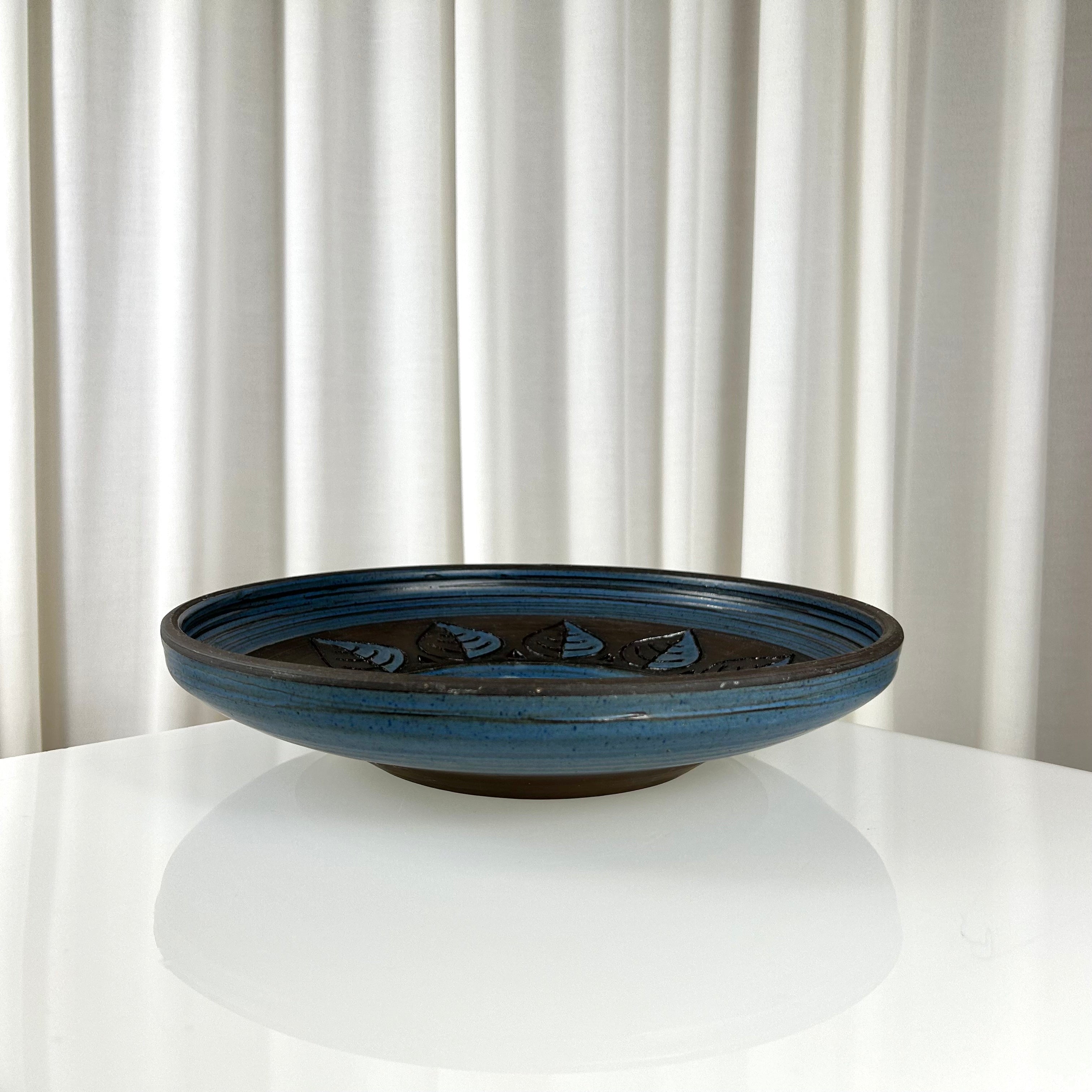 Large Ceramic Vintage Bowl by Evert Farsnäs, Sweden, 1950s