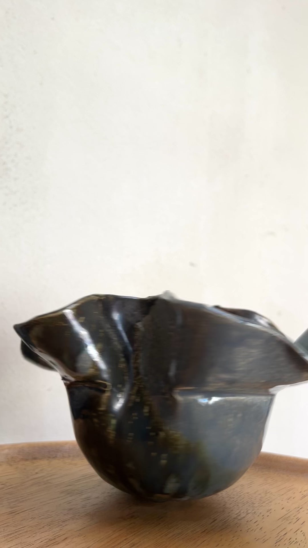 Irregular Shaped Vintage Ceramic Bowl